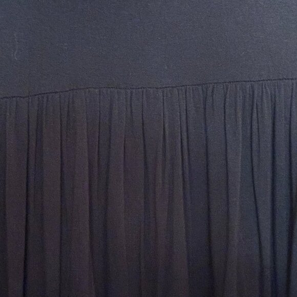 Anthropologie Girls of Savoy Black Elementary Wrap Dress Size M - Picture 6 of 8